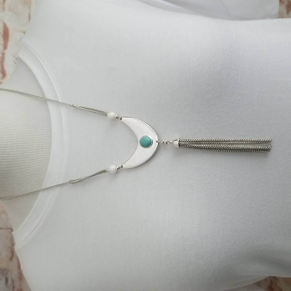 New Lucky Brand Reversible Pendant Necklace